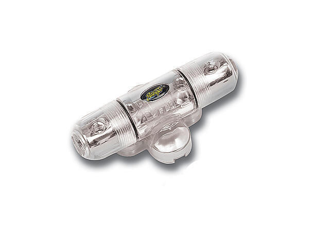 Stinger - SPD5801 sikringsholder MIDI 25/10mm² inn/ut, krom 